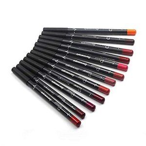 12 Pcs Set Lip Liner Pencil Lot Waterproof Long Lasting Matte Lipstick Lip Pen